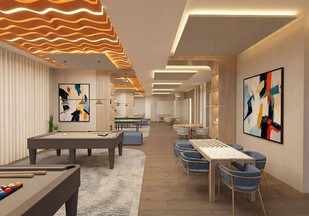 Clubhouse amenities deck at Three ICC <em>Dadar</em>